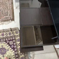 میز شیشه ای جلو مبلی|مبلمان خانگی و میز عسلی|بندر انزلی, میان پشته|دیوار