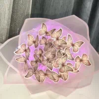 دسته گل پروانه ای آماده