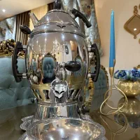 سماور گازی به همراه قوری نو مناسب جهیزیه