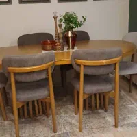 میز ناهارخوری هشت نفره|میز و صندلی غذاخوری|لواسان, |دیوار