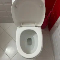 توالت فرنگی برند مروارید و روشویی کابینتی|لوازم سرویس بهداشتی|گرگان, |دیوار