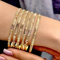 زیباترین النگوهای طلاروس طرح نازلین ضمانتی|بدلیجات|مشهد, بهشت|دیوار