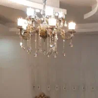 لوستر پنج شاخه دوبله|لوستر و چراغ آویز|مشهد, شهید مطهری|دیوار