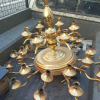 فروش خریدار لوستر برنجی اینه شمعدان برنز خرید