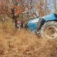 کار با تراکتور باغی