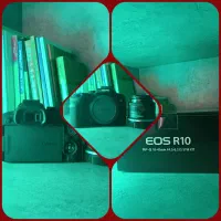 دوربین کنون r10صحیح و سالم در حد نو