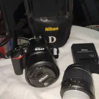 دوربین نیکون D5600 با دو تا لنز|دوربین عکاسی و فیلمبرداری|مهاباد (آذربایجان غربی), |دیوار