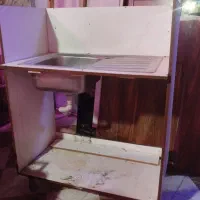 سینک ضرف شویی کامل پی وی سی سالم درحدنو