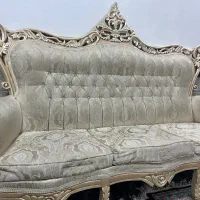 مبل سلطنتی 9 نفره تمیز|مبلمان خانگی و میز عسلی|قم, شهدا|دیوار