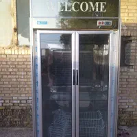 یخچال دو درب ویترینی