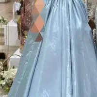 لباس مجلسی جنس ساتن براق سایز۴۴.۴۶
