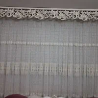 دو عدد پرده توری