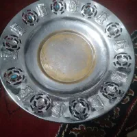 سینی برنجی قدیمی  طرح هخامنشی