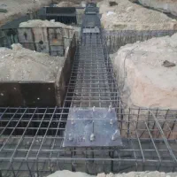 آرماتوربندی و قالب بندی شناژ فنداسیون