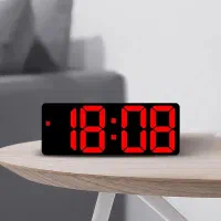 ساعت دیجیتال رومیزیLED با آلارم،دما،تاریخ،سنسورنور