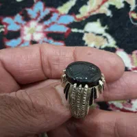 انگشتر جزع یمن خط استاد ضابطی