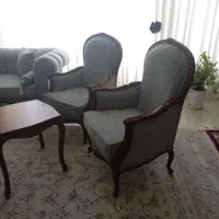 مبلمان هشت نفره|مبلمان خانگی و میز عسلی|اصفهان, توپخانه ارتش|دیوار