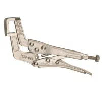 انبر قفلی پاشنه ای گیره ای 6 اینچ صافکاری جنیوس