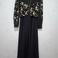 مانتو عبایی مشکی