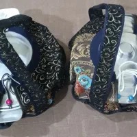 کاور قابلمه پارچه ای  (دوخت با پارچه رو بالشتی)