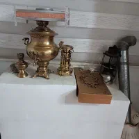 سماور ذغالی برنجی