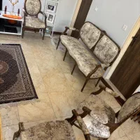 مبلمان انتیک ۷ نفره چوب راش