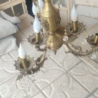 لوستر تمام بریش ۳ شاخه دو عدد