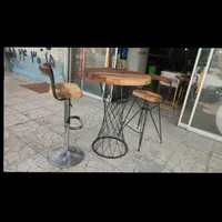 میز کافه روستیک میز بار گردو میز نهارخوری رستورانی|مبلمان اداری|تهران, شهرک ولیعصر جنوبی|دیوار