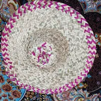 کلاه  حصیری ریزبافت