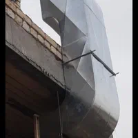 ساخت نصب کانال کولر هود صنعتی ناودانی لوله بخاری