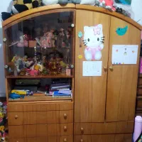 کمد دوتکه چوبی