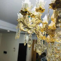 لوستر برنزاصل مدل جدید مجلسی آرامیس|لوستر و چراغ آویز|تهران, افسریه جنوبی|دیوار