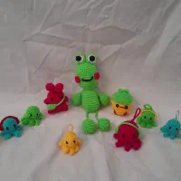 عروسک ها بافتنی دستبافت
