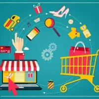 فروشنده و شریک در سوپر مارکت