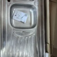 سینک دوقلو اخوان در حد نو با سیفون و متعلقات|لوازم سرویس بهداشتی|شیراز, قدوسی غربی|دیوار