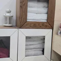 تعداد ۵ عدد باکس دیواری ترکیب چوب و ام دی اف