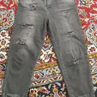 شلوار مام استایل زاپ دار