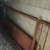 درب کارکرده د‌لنگه ویک شیر حمام|مصالح و تجهیزات ساختمان|شیراز, ابیوردی|دیوار