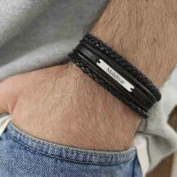 انواع نقره پلاک و دستبند