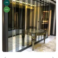 آینه دکوراتیو طراحی دکوراسیون پازلی آبشاری نگین