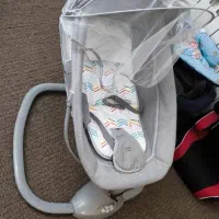 صندلی غذای پرگو و تاب برقی گهواره ماستلا