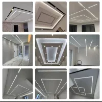 کناف نقاشی دکوراسیون فلوراصدر چغادک بوشهر نورپرداز|مصالح و تجهیزات ساختمان|چغادک, |دیوار