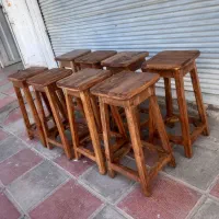 چهارپایه چوبی