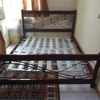 تخت خواب دو نفره فرفورژه|تخت و سرویس خواب|کرج, کوی مهر|دیوار