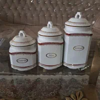 پا سماوری چینی سفید