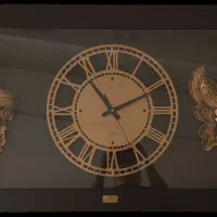 ساعت دیواری چوبی بزرگ برند آرتا