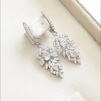 گوشواره نقره مارکیز نقره سازی رضازاده کد 1640|بدلیجات|تبریز, |دیوار