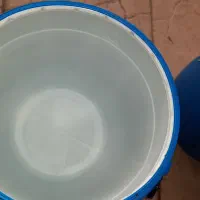 بشکه پلاستیکی دو جداره داخل سفید|ظروف نگهدارنده، پلاستیکی، یک‌بارمصرف|شهرکرد, |دیوار