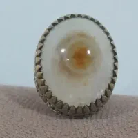 انگشتر نقره عقیق باباقوری تک چشم