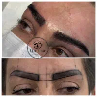 مدل  برای عکاسی کاشت ابرو خانوم